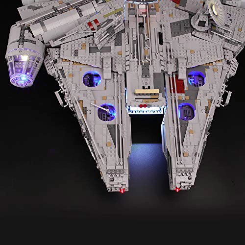 KIT DE ILUMINACION LED BRIKSMAX PARA EL HALCON MILENARIO ULTIMATE DE STAR WARS COMPATIBLE - 4