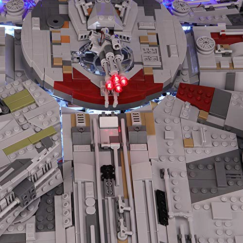 KIT DE ILUMINACION LED BRIKSMAX PARA EL HALCON MILENARIO ULTIMATE DE STAR WARS COMPATIBLE - 5