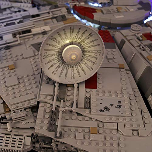 KIT DE ILUMINACION LED BRIKSMAX PARA EL HALCON MILENARIO ULTIMATE DE STAR WARS COMPATIBLE - 6