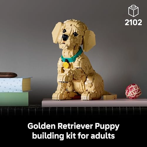 LEGO ICONS GOLDEN RETRIEVER JUEGO DE CONSTRUCCION DE CACHORROS PARA ADULTOS A PARTIR DE 18 AÑOS - 2