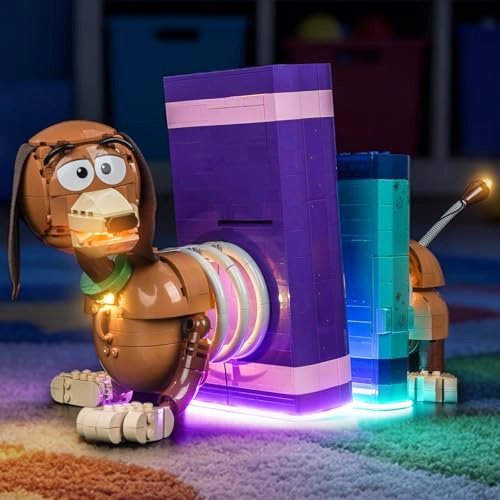 LED LIGHTING COMPATIBLE WITH LEGO 43301 TOY STORY SLINKY DOG BOOKENDS JUST LIGHTSLIGHT KIT - 2