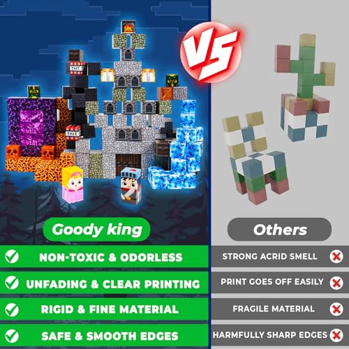 GOODY KING 150 PIEZAS BLOQUES DE CONSTRUCCION MAGNE TICOS SET DE BLOQUES MAGNE TICOS DE CASTILLO - 4