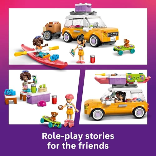 LEGO FRIENDS FRIENDSHIP COCHE DE JUGUETE DE VIAJE POR CARRETERA JUEGO DE CONSTRUCCION PARA CONTAR - 4