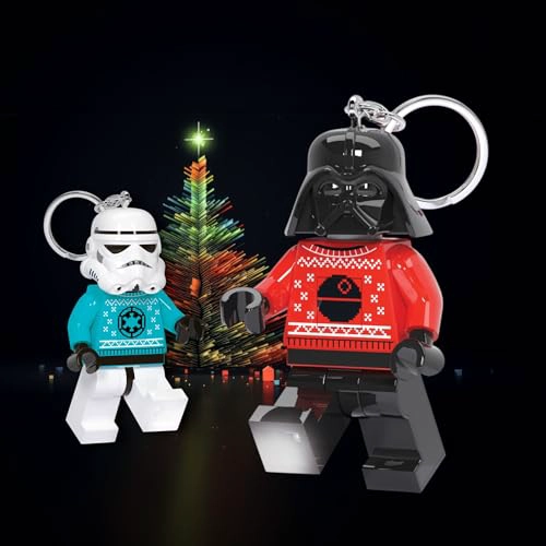 LEGO LLAVERO DE SUE TER FEO DE DARTH VADER DE STAR WARS FIGURA DE 3 PULGADAS DE ALTO KE173 NEGRO - 7