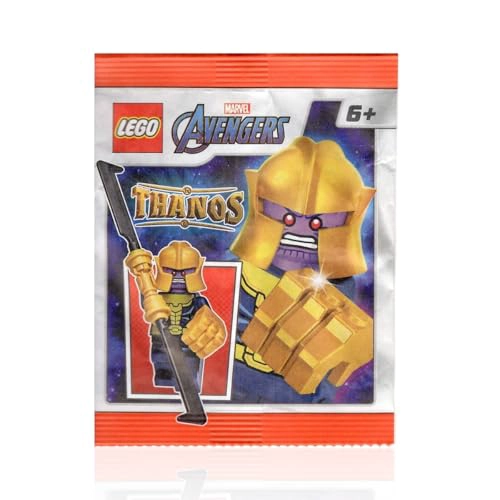 LEGO MARVEL SUPER HEROES AVENGERS INFINITY WAR MINIFIGURA THANOS EN TRAJE DORADO CON ESPADA - 3