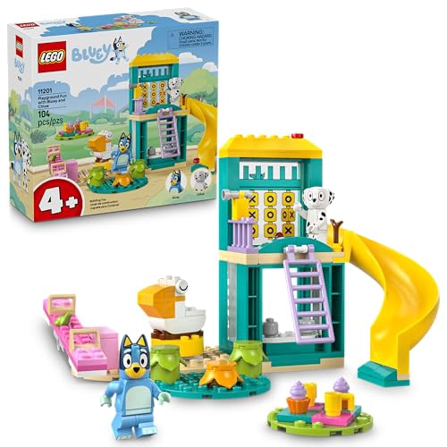 LEGO BLUEY PATIO DE JUEGO DIVERTIDO CON BLUEY Y CHLOE BLOQUES DE CONSTRUCCION SENSORIAL JUGUETES - 1