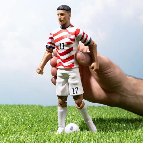 SOCKERS BANBO TOYS 2026 USMNT ALEJANDRO ZENDEJAS CAMISETA PARA EL HOGAR FIGURA DE ACCION DE FUTBOL - 2