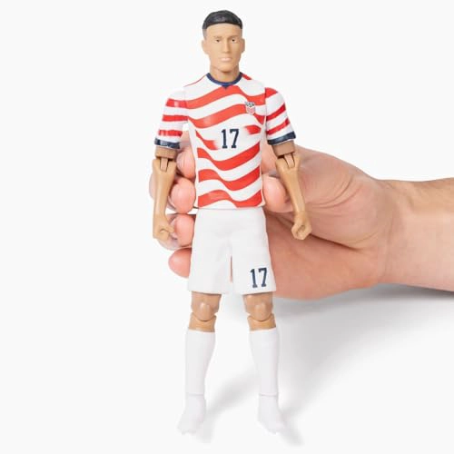SOCKERS BANBO TOYS 2026 USMNT ALEJANDRO ZENDEJAS CAMISETA PARA EL HOGAR FIGURA DE ACCION DE FUTBOL - 4