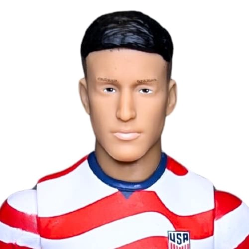 SOCKERS BANBO TOYS 2026 USMNT ALEJANDRO ZENDEJAS CAMISETA PARA EL HOGAR FIGURA DE ACCION DE FUTBOL - 6