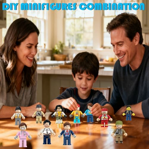 36 PIEZAS DE MINIFIGURAS MINI FIGURA DE JUGUETE RELLENO DE FIGURAS DE ACCION MINIFIGURAS DE BLOQUES - 5