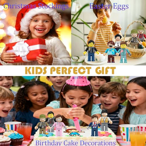 36 PIEZAS DE MINIFIGURAS MINI FIGURA DE JUGUETE RELLENO DE FIGURAS DE ACCION MINIFIGURAS DE BLOQUES - 6
