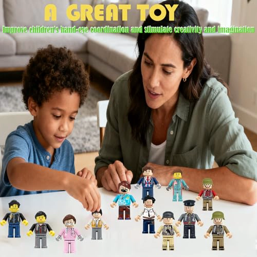 36 PIEZAS DE MINIFIGURAS MINI FIGURA DE JUGUETE RELLENO DE FIGURAS DE ACCION MINIFIGURAS DE BLOQUES - 7