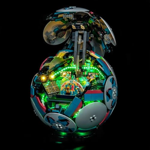 LOCOLEE KIT DE LUCES COMPATIBLE CON BALON DE FUTBOL LEGO 43019 SIN LUCES REALES SOLAMENTE - 2