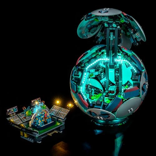 LOCOLEE KIT DE LUCES COMPATIBLE CON BALON DE FUTBOL LEGO 43019 SIN LUCES REALES SOLAMENTE - 4