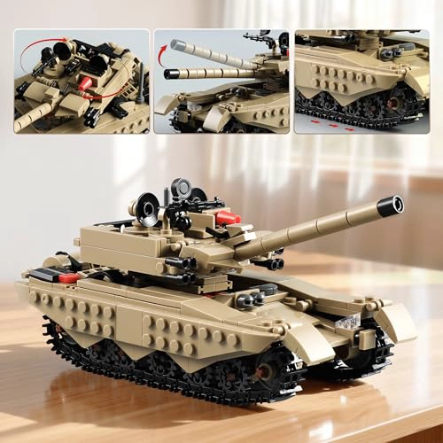 ARMY TANK JUEGO DE BLOQUES DE CONSTRUCCION COMPATIBLE CON LEGO 517 PIEZAS DE JUGUETE MILITAR - 2
