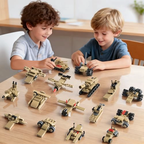 ARMY TANK JUEGO DE BLOQUES DE CONSTRUCCION COMPATIBLE CON LEGO 517 PIEZAS DE JUGUETE MILITAR - 3