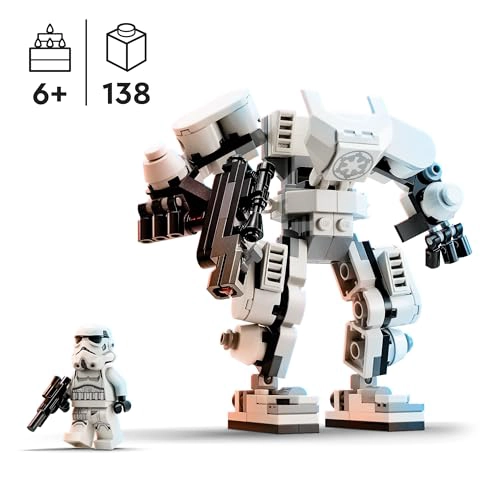 LEGO 75370 STAR WARS THE STORMTROOPER ROBOT MODELO DE FIGURA PARA CONSTRUIR CON PIEZAS ARTICULADAS - 2