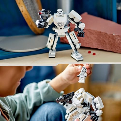 LEGO 75370 STAR WARS THE STORMTROOPER ROBOT MODELO DE FIGURA PARA CONSTRUIR CON PIEZAS ARTICULADAS - 6
