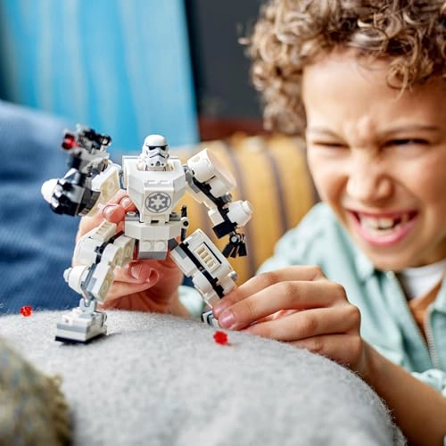 LEGO 75370 STAR WARS THE STORMTROOPER ROBOT MODELO DE FIGURA PARA CONSTRUIR CON PIEZAS ARTICULADAS - 7