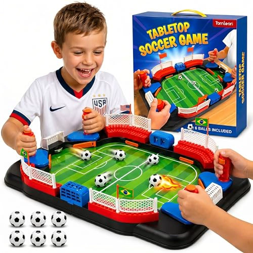 JUGUETE DE FUTBOL PARA NIÑOS JUEGO DE FUTBOLIN DE MESA PARA NIÑOS DE 3 4 5 6 7 812 AÑOS REGALO - 1