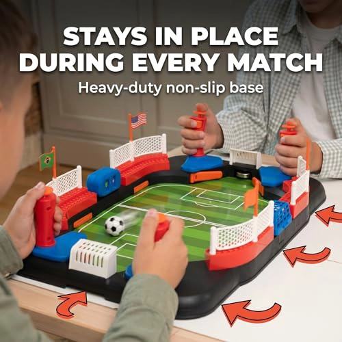 JUGUETE DE FUTBOL PARA NIÑOS JUEGO DE FUTBOLIN DE MESA PARA NIÑOS DE 3 4 5 6 7 812 AÑOS REGALO - 5