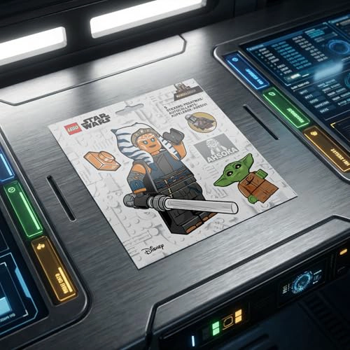 LEGO STAR WARS THE MANDALORIAN STICKER AHSOKA TANO 53767 5 CALCOMANIAS DE PET TROQUELADAS 1 HOJA - 6