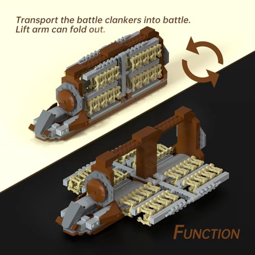 KIT DE CONSTRUCCION DE ATAQUE DE PELOTON CLON DEL EJE RCITO DE BATALLA DE 32 PIEZAS VEHICULO - 4