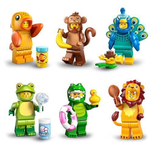 LEGO MINIFIGURES SERIE ANIMAL 28 PAQUETE DE 6 JUGUETES PARA NIÑOS EN CAJAS MISTERIO SELLADAS - 4
