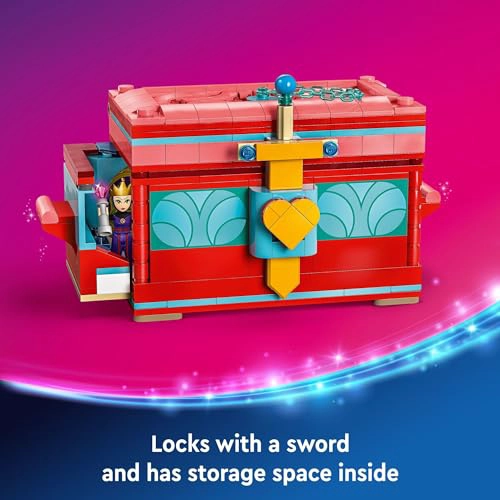 LEGO CAJA DE JOYERIA DE BLANCANIEVES DE DISNEY FIGURAS DE MINI MUÑECAS DE BLANCANIEVES Y LA REINA - 4