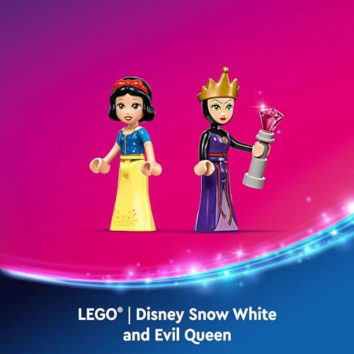 LEGO CAJA DE JOYERIA DE BLANCANIEVES DE DISNEY FIGURAS DE MINI MUÑECAS DE BLANCANIEVES Y LA REINA - 6
