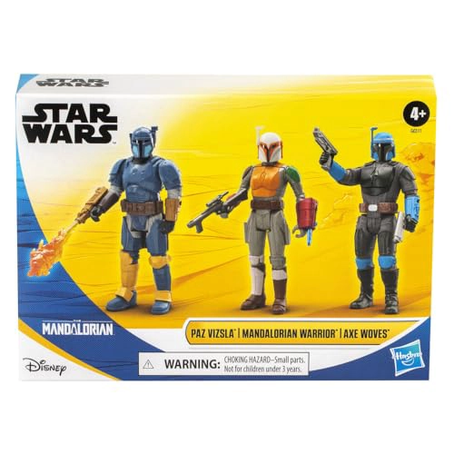 STAR WARS EPIC HERO SERIES UNITE THE CLANS PACK PAZ VIZSLA MANDALORIAN WARRIOR AXE WOVES FIGURAS - 1
