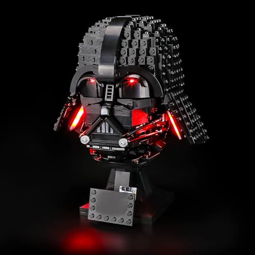 BRIKSMAX KIT DE LUCES 20 COMPATIBLE CON LEGO STAR WARS DARTH VADER HELMET 75304 INTERRUPTOR - 1