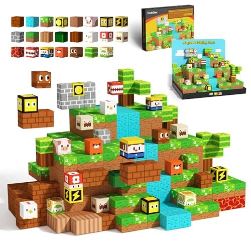 GOBIDEX BLOQUES MAGNE TICOS JUGUETES DE CONSTRUCCION PARA NIÑOS Y NIÑAS DE 3 CONSTRUCCION MAGWONDER - 1