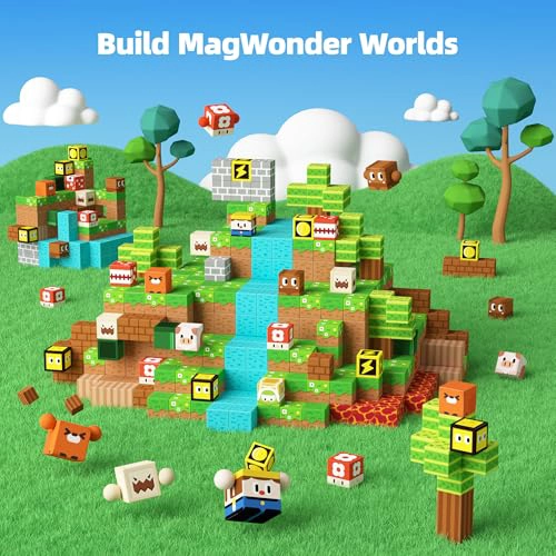 GOBIDEX BLOQUES MAGNE TICOS JUGUETES DE CONSTRUCCION PARA NIÑOS Y NIÑAS DE 3 CONSTRUCCION MAGWONDER - 3
