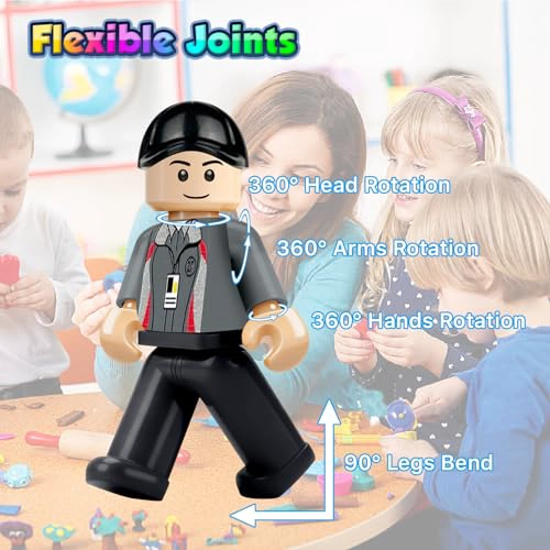 24 PIEZAS MINI FIGURAS DE BLOQUES DE CONSTRUCCION RELLENO DE MINIFIGURAS JUGUETE SOLO DE MINI - 4