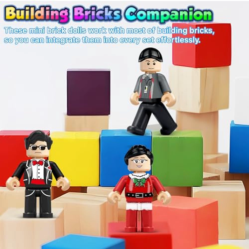 24 PIEZAS MINI FIGURAS DE BLOQUES DE CONSTRUCCION RELLENO DE MINIFIGURAS JUGUETE SOLO DE MINI - 6