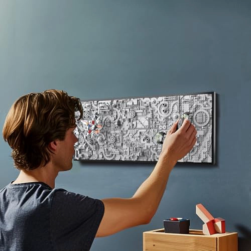 TG BLOCKS STAR TRENCH 3D WARS RUN ARTE DE PARED EN KIT DE MANUALIDADES CON LADRILLOS MICRO - 3