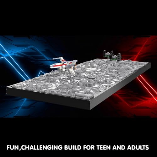 TG BLOCKS STAR TRENCH 3D WARS RUN ARTE DE PARED EN KIT DE MANUALIDADES CON LADRILLOS MICRO - 4