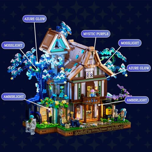 LUMIBRICKS SYLVANINN TREEHOUSE LIGHTING JUEGO DE LADRILLOS DE CONSTRUCCION 3120 PIEZAS COLECCION - 5