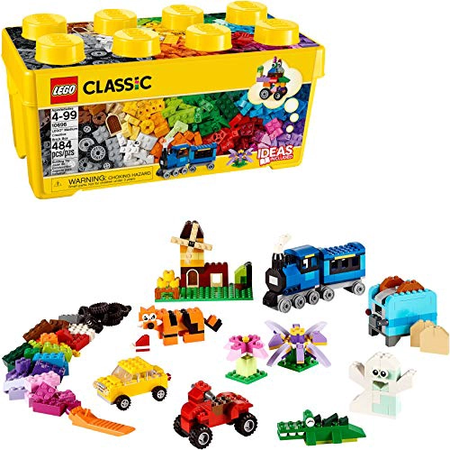 LEGO CLASSIC MEDIUM CREATIVE BRICK BOX 10696 JUEGO DE BLOQUES DE CONSTRUCCION CON ALMACENAMIENTO - 1