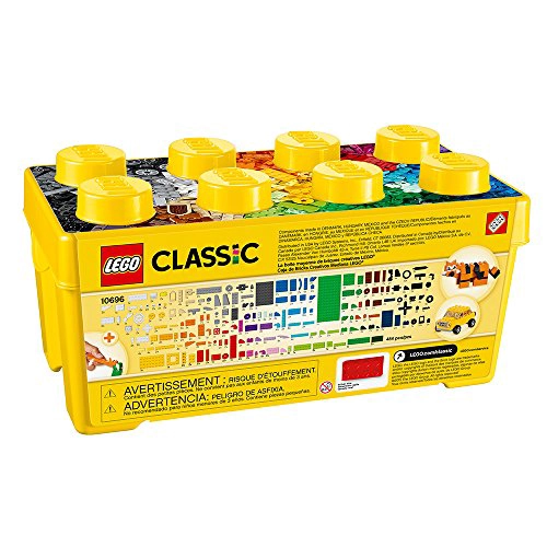LEGO CLASSIC MEDIUM CREATIVE BRICK BOX 10696 JUEGO DE BLOQUES DE CONSTRUCCION CON ALMACENAMIENTO - 2
