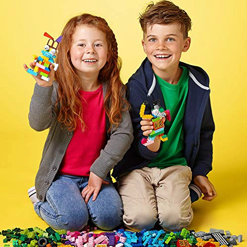 LEGO CLASSIC MEDIUM CREATIVE BRICK BOX 10696 JUEGO DE BLOQUES DE CONSTRUCCION CON ALMACENAMIENTO - 3