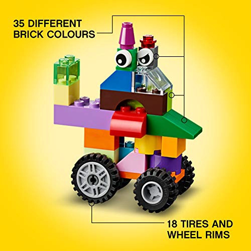 LEGO CLASSIC MEDIUM CREATIVE BRICK BOX 10696 JUEGO DE BLOQUES DE CONSTRUCCION CON ALMACENAMIENTO - 6