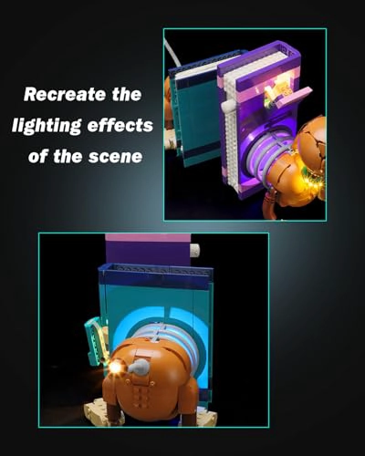 JUEGO DE ILUMINACION LED COMPATIBLE CON LEGO 43301 TOY STORY SLINKY DOG BOOKENDS KIT DE ILUMINACION - 3