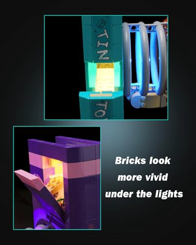 JUEGO DE ILUMINACION LED COMPATIBLE CON LEGO 43301 TOY STORY SLINKY DOG BOOKENDS KIT DE ILUMINACION - 4