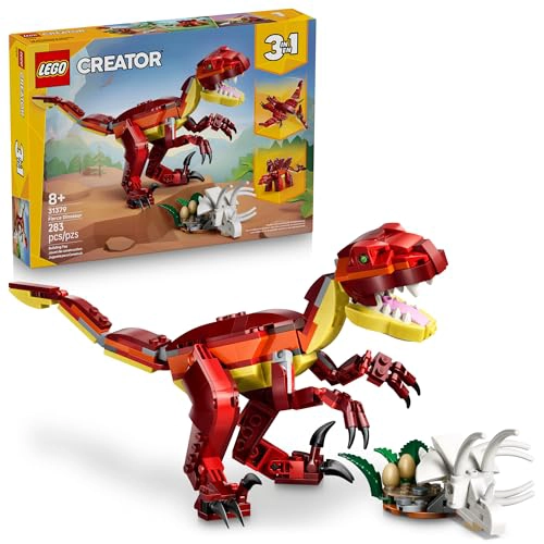LEGO CREATOR 3 EN 1 JUGUETE DE CONSTRUCCION DE DINOSAURIOS FEROCES PARA NIÑOS Y NIÑAS A PARTIR DE 8 - 1