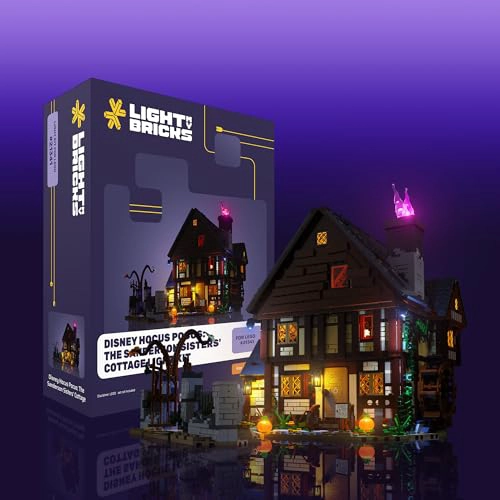 KIT DE LUZ LED COMPATIBLE CON LEGO 21341 HOCUS POCUS THE SANDERSON SISTERS COTTAGE ACCESORIOS - 1