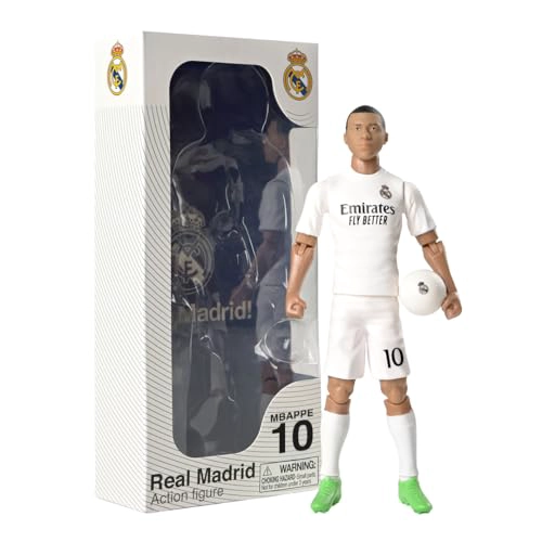 SOCKERS BANBO TOYS REAL MADRID CF KYLIAN MBAPPE FIGURA DE ACCION DE FUTBOL COLECCIONABLE DE 8 - 1