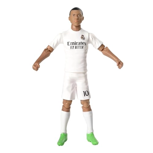 SOCKERS BANBO TOYS REAL MADRID CF KYLIAN MBAPPE FIGURA DE ACCION DE FUTBOL COLECCIONABLE DE 8 - 6