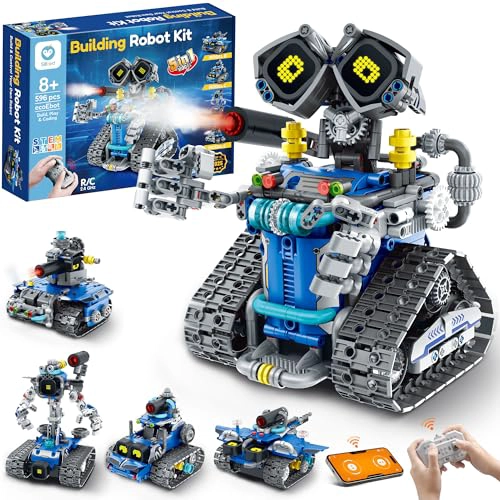 SILLBIRD STEM ROBOT KIT DE CONSTRUCCION CON CONTROL REMOTO REGALOS PARA NIÑOS DE 8 A 14 AÑOS - 1